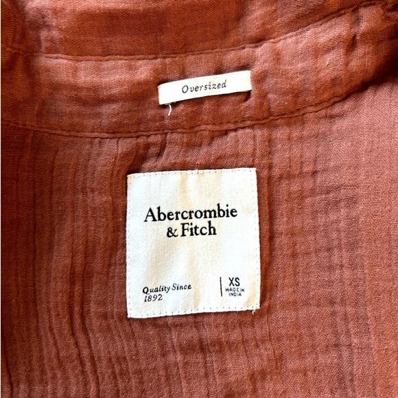 ABERCROMBIE & FITCH 100% Cotton Button Down Shirt Size XS Casual Preppy Classic - Picture 10 of 11
